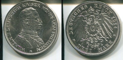 Preussen 1914 mark in - 1914,