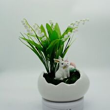 Osterdeko Ostereier Osterstrauß  Osterhase Osterblumen Maiglöckchen