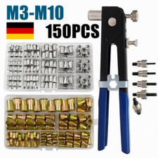 150-tlg Einnietmuttern M3-M8