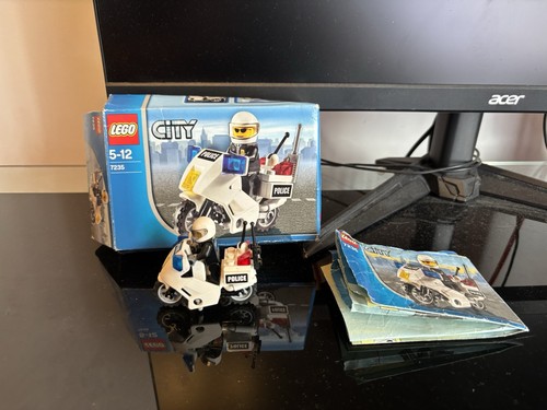 Lego city 7235 polizeimotorrad - city,