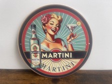 MARTINI Blechschild 20cm Werbeschild Retro Vintage Deko Bar Kneipe Party Keller