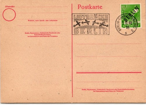 Berlin auf postkarte - berlin,