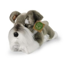 Schnauzer 30 cm grau liegend
