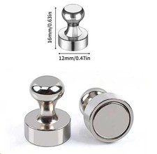 16x Neodym Pinwandmagnete N45