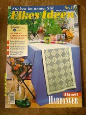 Elkes Ideen Hefte Hardanger- Ajourzeitschrift Stickvorlage verschiedene Ausgaben