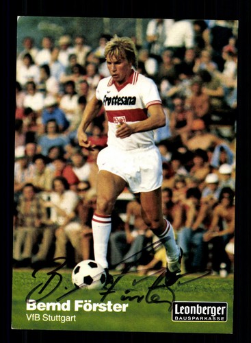 Bernd förster autogrammkarte - bernd,