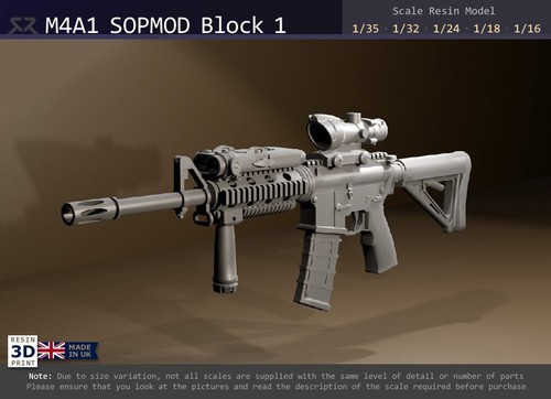 M4a1 sopmod block - (m4,