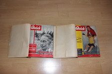 Quick Zeitschriften 2 Gebundene Sammelbänder 1956 Von Nr.1 - Nr.52 - 52 Hefte