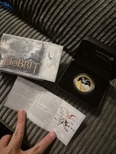 The Hobbit: The Desolation of Smaug Silver Coin with Gold Plating