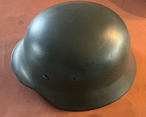 Alt stahlhelm mit - stahlhelm, getauschten