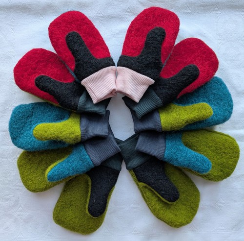 Handmade kinder fäustlinge - handmade,