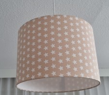 Baby Spiel Kinderzimmer Lampe WALDI Sternchen Pendelleuchte Beige Weiß NP EUR 86