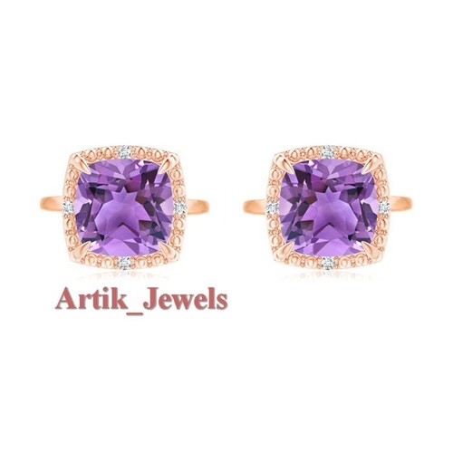 Natürlich amethyst cz - natürlich, &
