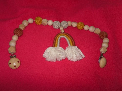 Gestrickte kinderwagenkette - gestrickte,