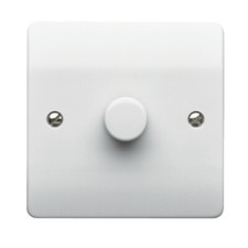 MK Single Dimmer Lichtsteuerschalter Niedervolt 250W 2-fach weiß K1534RPWHI