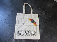 Leinenbeutel / bedruckt / Deutscher Bundestag + Pin (Adler)