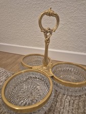 2 Etagere Zu Verkaufen Edles Gold / Glas Design