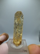 Imperial topaz crystal rough - topaz,