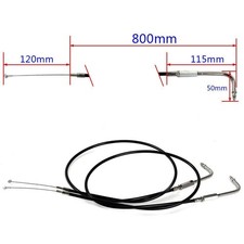 80cm Gaszug Gasseil Kabel für