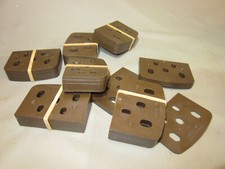 8 x Unterleger Flügelblech Braun zu Abus Bandseite Sicherung FAS 101.Ersatzteil 