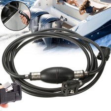 Benzintank Schlauch mit Pumpball Benzinschlauch Motoranschluß für Bootsmotor