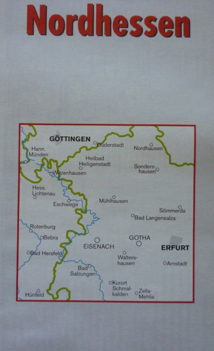 Radwanderkarte nordhessen - radwanderkarte,