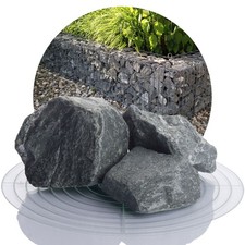 Schicker Mineral Diabas Gabionensteine grau 32-60 mm/60-120 mm 25 kg Gabionen