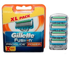4x Stück Gillette Fusion ProGlide Power Rasierklingen im tKH ohne Verp.