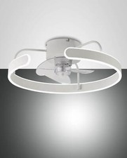 Fabas Luce LED Deckenleuchte mit Ventilator Savoy Ø500mm 40W steuerbare Lichtfa