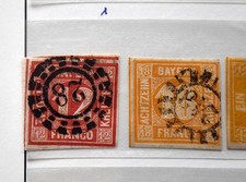 ALTDEUTSCHLAND Sammlung mit einem Klasse Bayernteil Schöne Quadrate Hoher Wert