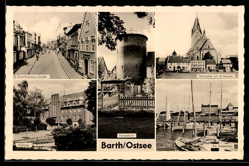 Barth ostsee marktplatz - ak, a.