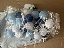 Lichterkette weiss/blau