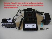 Roland V-Akkordeon - Akkulader für Roland FR3x FR4x Akku Pack 12V (10xAA-Zelle)