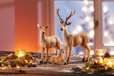 Dekofiguren Hirschfamilie