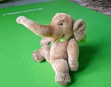 Steiff alter Elefant sitzend mit Knopf - ca. 22 cm hoch