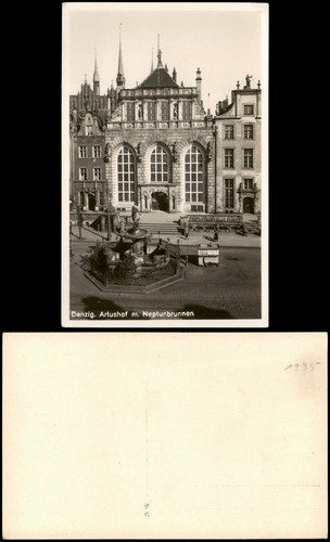 Postcard danzig - postcard,
