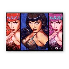 Poster Bettie Page Colours