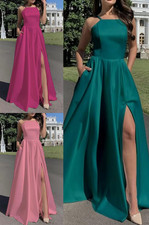 Elegant Damen Ballkleid Festlicheskleid Brautjungfernkleider lang kleid