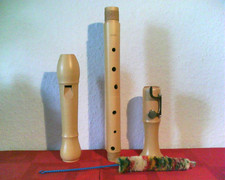 Unbespielte TENORBLOCKFLÖTE - Schneider - deutsche Griffweise - Bergahorn