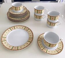 6 x Kaffeegedeck, Kaffeeservice Flirt by Ritzenhoff & Breker,  Decor TENUTA