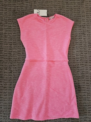 Kleid von zara bouclé look - zara,