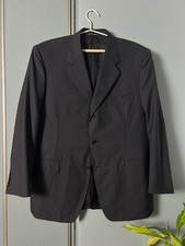 Canali Sakko Schwarz Super