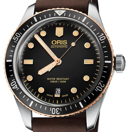 Oris divers sixty five - sixty-five, bicolor