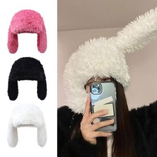 1 x flauschige Hasenmütze