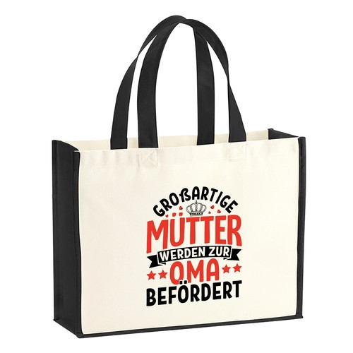 Jutetasche großartige mütter - jutetasche,