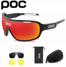 4 Stück POC Sonnenbrille Polarisiert Fahrradbrille Sportbrille Brille 2021 NEUE