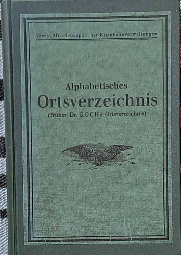 Alphabetisches ortsverzeichnis - alphabetisches,