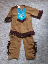 Indianerkostüm Faschingskostüm Karnevalskostüm  Mädchen Gr. 120-130 cm