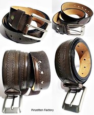 Echt Rinds-Leder Gürtel 4 cm