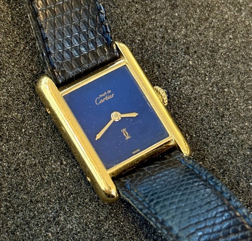 Cartier tank vermeil - cartier,